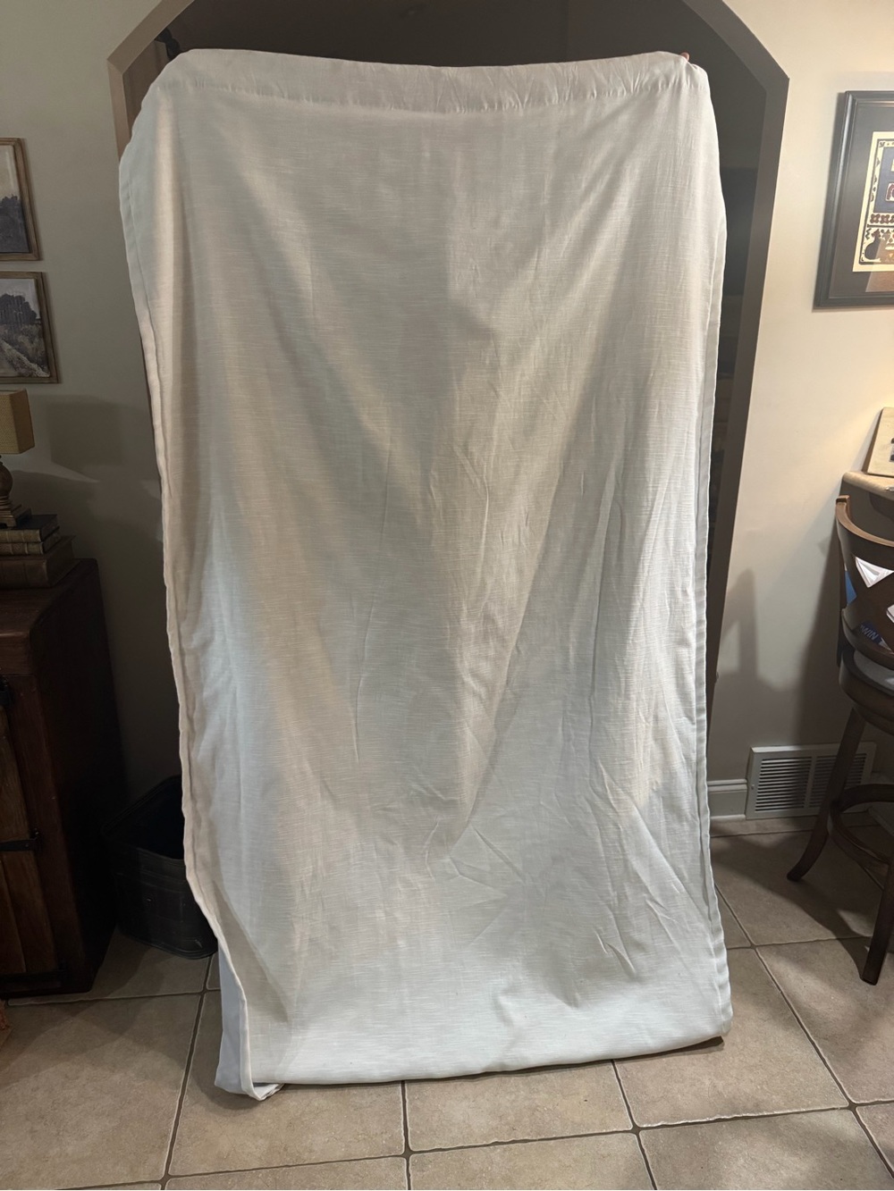 2 Project 62 White Textured Curtain Panels